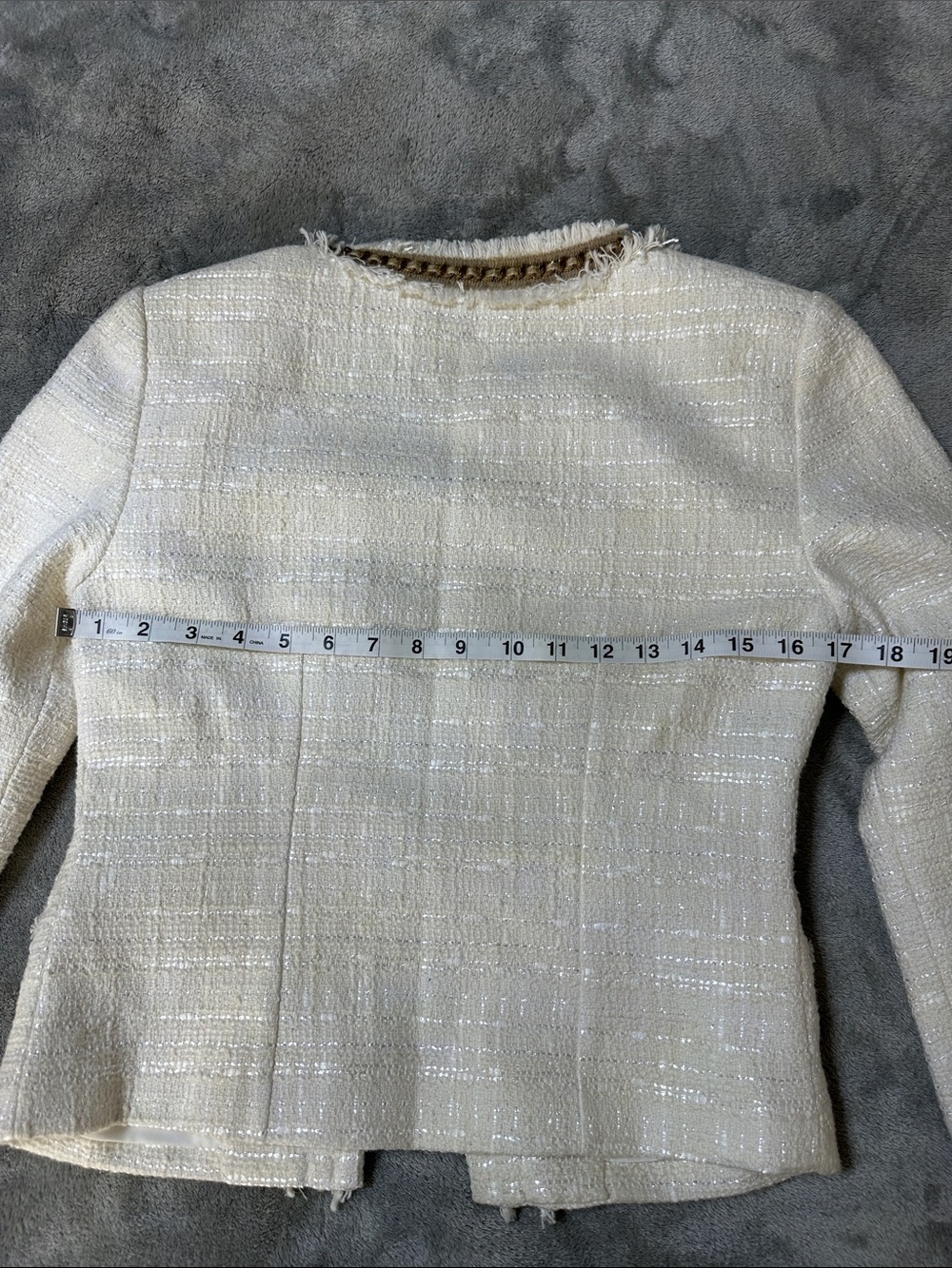 Boston Proper Tweed Jacket - Picture 9 of 10